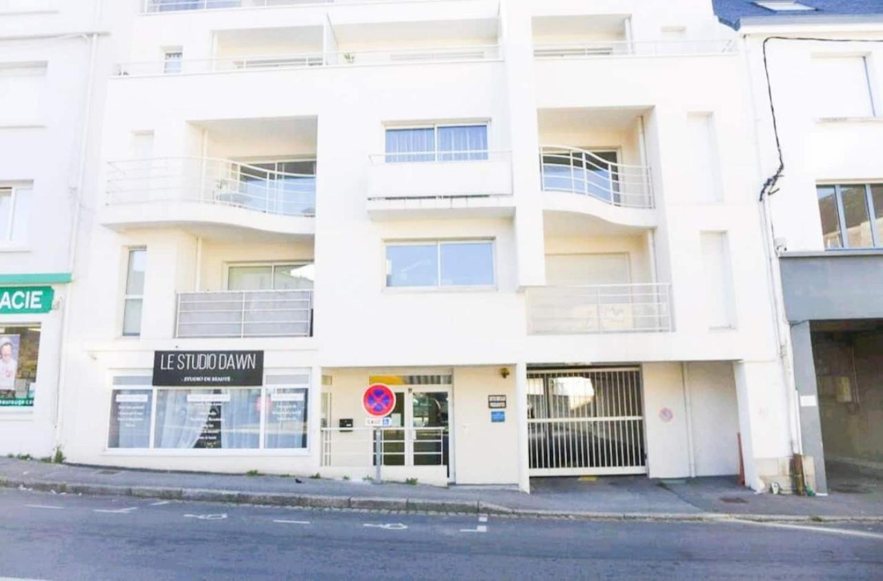 T3 Au Centre Ville Avec Balcon, Parking Gratuit Quimper Zewnętrze zdjęcie
