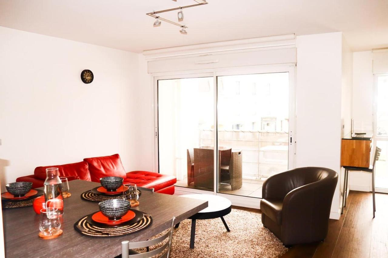T3 Au Centre Ville Avec Balcon, Parking Gratuit Quimper Zewnętrze zdjęcie
